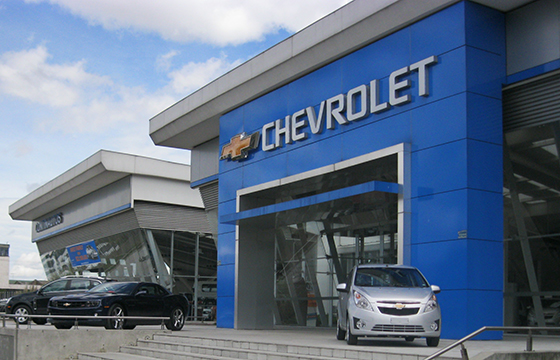 concesionario de Chevrolet